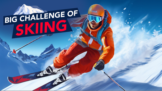The big challenge of skiing: Winter Reflex Runs on Pokesjoy Games